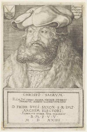 Bildnis des Kurfürsten Friedrich III. von Sachsen, dem Weisen