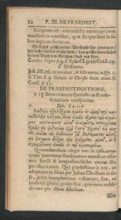 De Praedestinatione.