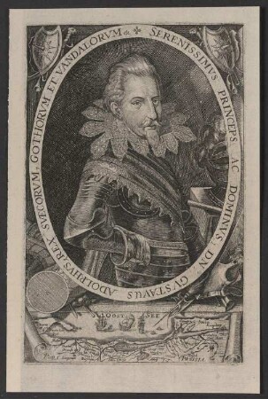 Porträt Gustav II. Adolf, König von Schweden (1594-1632)
