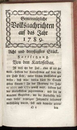 Acht und dreyßigstes Stück