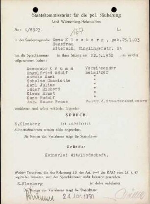 Kleeberg, Emma