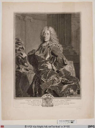 Bildnis Conrad Detlev von Dehn (1726 Reichsgraf)