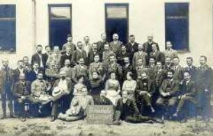 Teilnehmer einer Schulung der sozialdemokratischen Parteischule Klagenfurt 1912