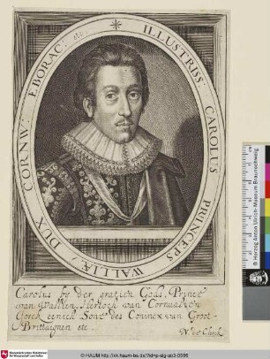 Carolus Princeps Walliae [Charles I. König von England]