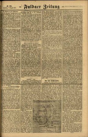 Zweite Ausgabe vom Samstag, den 07. August 1920.