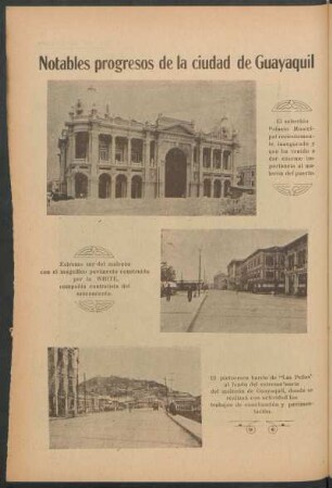 Notables progresos de la ciudad de Guayaquil [Fotografías]