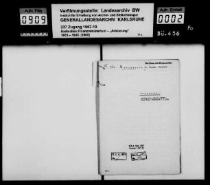 Friedmann, Dr. Theodor, Privatmann Eheleute, Mannheim Käufer: Erich Schleicher, Eletroingenieur Mannheim Lagerbuch-Nr. 4707 a Mannheim