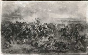Schlacht bei Collin 1757 : Schlacht bei Collin 1757. Öl auf Leinwand; 61 x 36,5 cm (vor 1905; L. A. Schuster). Dresden: Galerie Neue Meister