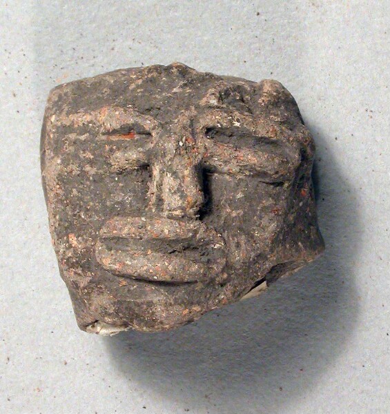 Head of a clay figure