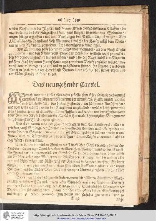 Das neunzehende Capitel