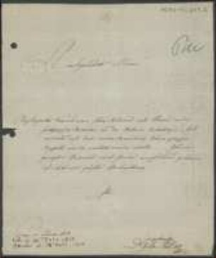 Brief von Johann Emanuel Pohl an Regensburgische Botanische Gesellschaft