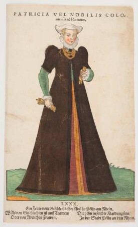 Tracht einer Patrizierin aus Köln