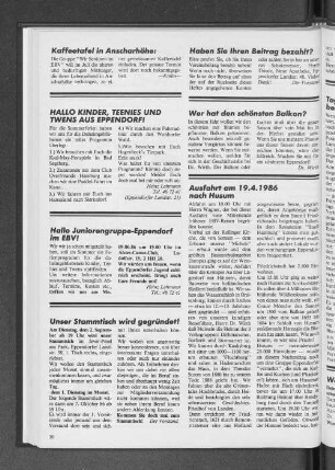Ausfahrt am 19.4.1986 nach Husum