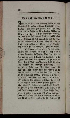 Ein und vierzigster Brief. - Fünf und vierzigster Brief.