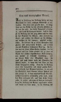 Ein und vierzigster Brief. - Fünf und vierzigster Brief.