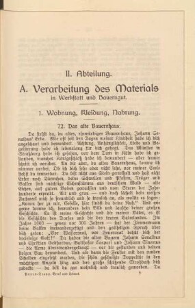 II. Abteilung