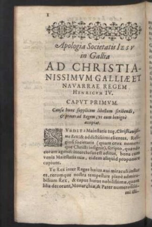 Apologia Societatis Iesu in Gallia...