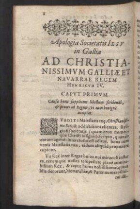 Apologia Societatis Iesu in Gallia...