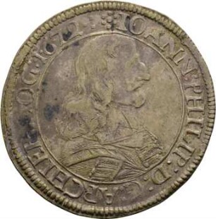 Münze, Guldentaler (60 Kreuzer), 1672