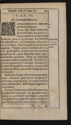 Cap. VI. De Axiomate Connexo.