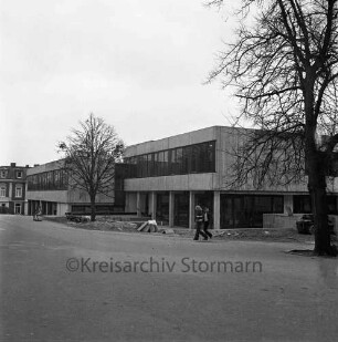 Stadtschule: Salinenstraße: Nordseite des Neubaus