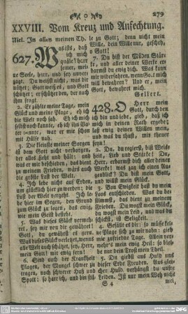 XXVIII. Vom Kreuz und Anfechtung
