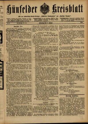Ausgabe vom Dienstag, den 06. Januar 1914.