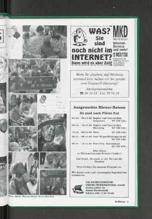 Ausgesuchte Börner-Reisen