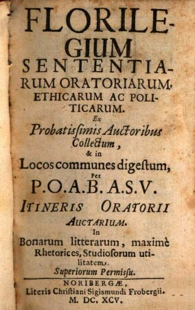 Florilegium sententiarum