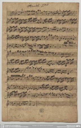 Händel, G. F., Sonaten, HWV 392 / Arr. 