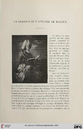 3. Pér. 35.1906: Un dessous de l'atelier de Rigaud