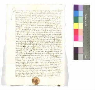 Hans Gutting, Gefängnis; Siegel: Reinhard von Sickingen.