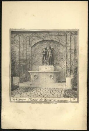 Fontaine der Dioscuren
