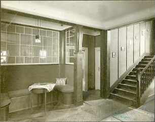 Fischer, Theodor; Reutlingen; Haus E. Gminder - Sitzecke