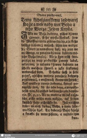 Stara predy-recż