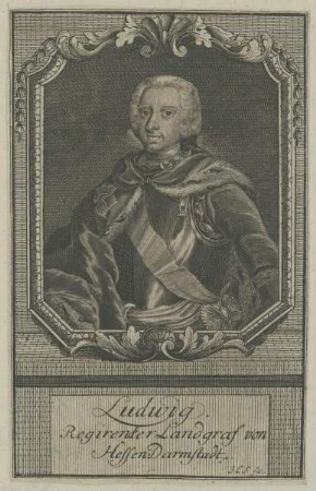 Bildnis des Ludwig VIII., Landgraf von Hessen-Darmstadt (reg. 1739-68)