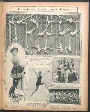 La mujer en el arte y en el deporte [Fotografías]