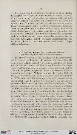 5. Stoffliche Ausstattung der liturgischen Bücher