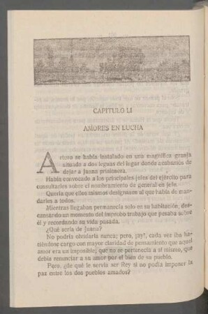 Capítulo LI - Amores en lucha