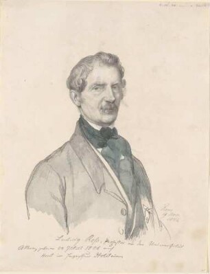 Bildnis Ross, Ludwig (1806-1859), Archäologe, Philologe, Schriftsteller