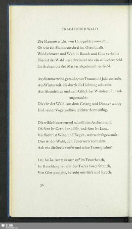 Tragischer Wald