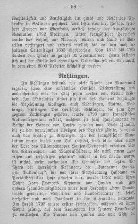 Rehlingen.