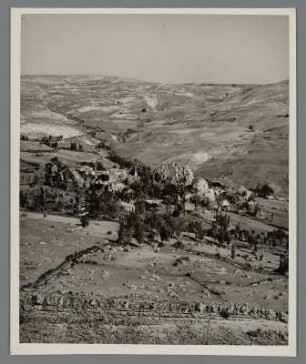 Blick auf Chiusi della Verna, nördlich von Arezzo, Toskana