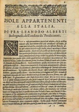 Isole Appartenenti Alla Italia : Aggiuntoui di nuouo i disegni di quelle, & collocati a' suoi luoghi, à comune vtilità, [et] sodisfattione de Lettori