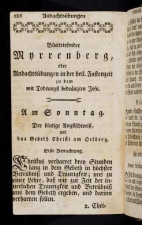 286-313, Andachtsübungen in der heil. Fastenzeit.