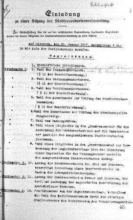 31. Januar 1917