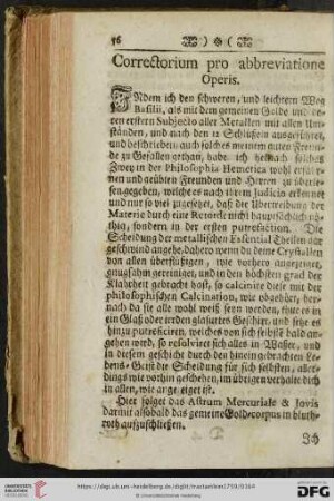 Correctorium pro abbreviatione Operis