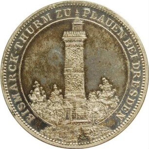 Dresden - Weihe des Bismarckturms in Plauen