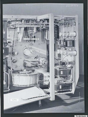 Stromwert-Messplatz B 12518, Vorderseite, Foto 1962