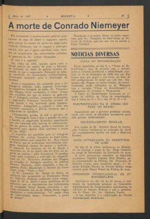 A morte de Conrado Niemeyer